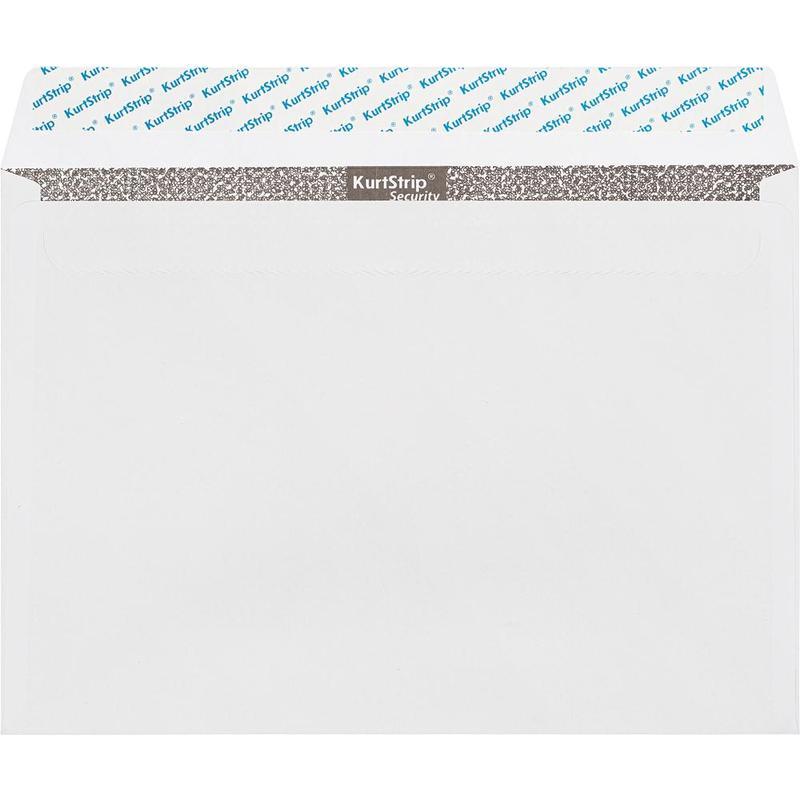 Конверт белый С4 стрип security 229х324 90г КОМУС 50 шт/уп