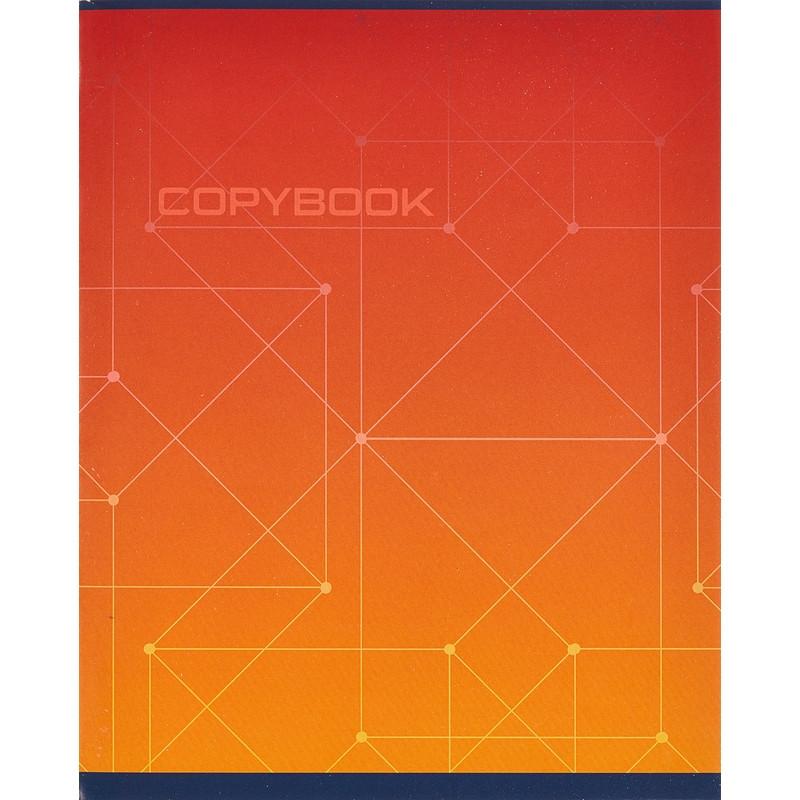 Тетрадь общая А5,48л,кл,скоб,блок-офсет-2 Attache Alpha фиол/красн вассорт