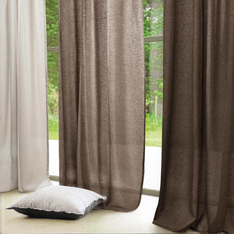 Штора Волшебная Ночь, Рогожка 165х270 см Шоколад 797943