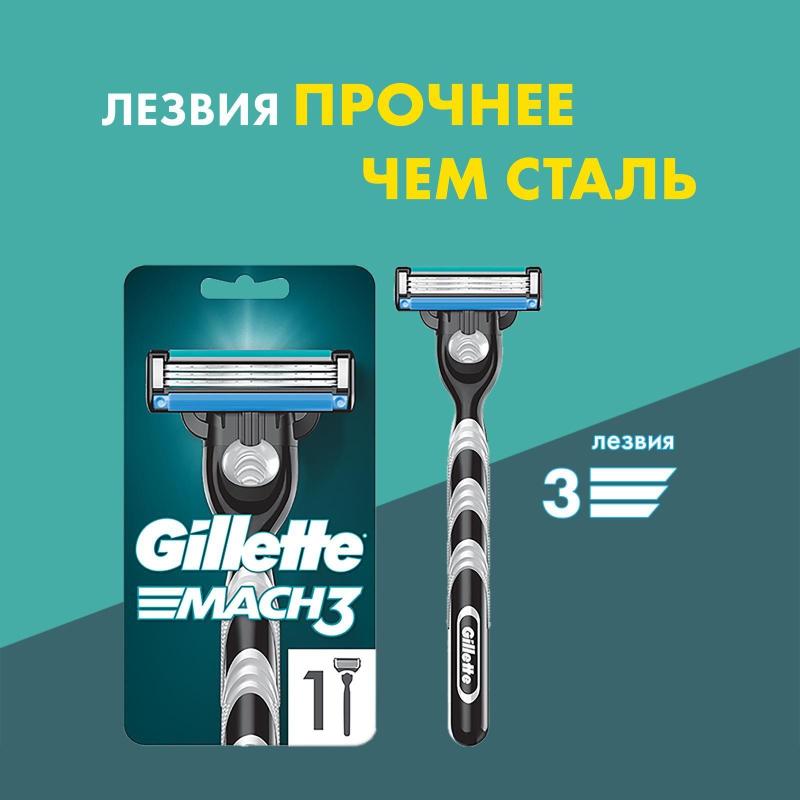 Бритва Gillette MACH3 + 1 кассета