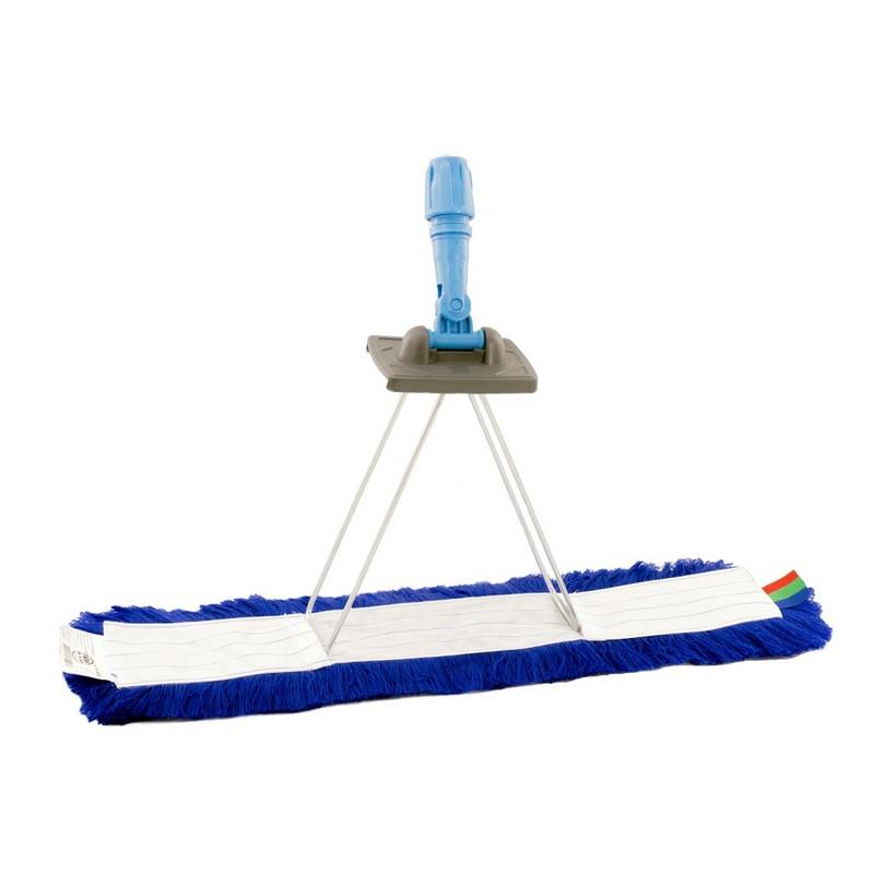 Держатель МОПа рамочный 100х10см т.серый/синий NT184