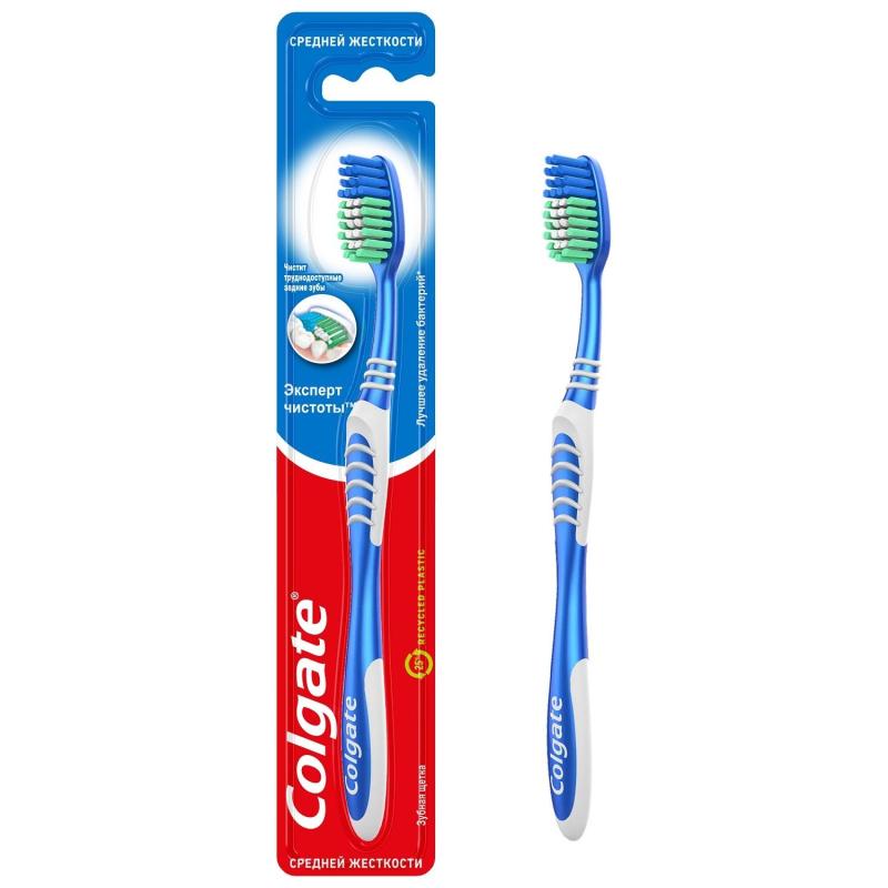 Зубная щетка COLGATE Эксперт Чистоты средняя жест FVN52149