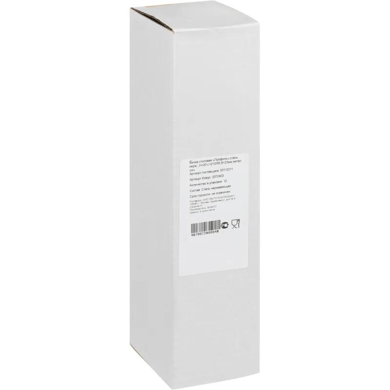 Вилка столовая 'Профиль';сталь нерж.;,L=210/65,B=23мм;металлич. 12шт/уп