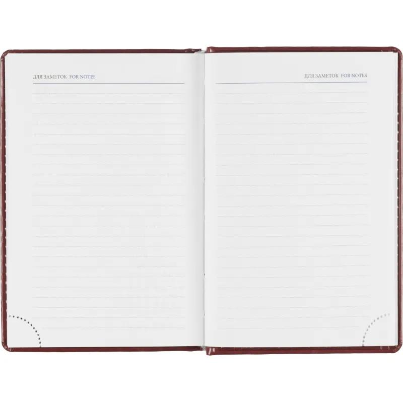 Ежедневник датированный 2026, бордо,А6, 100х150 мм,336 стр,Agenda