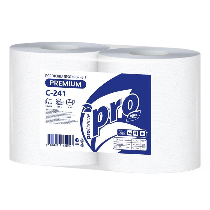 Бумага протирочная Protissue 1000л/рул 350м С241 2рул/уп