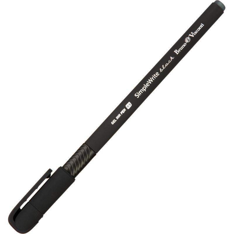 Ручка гелевая неавтомат. SimpleWrite BLACK 0,5мм,черная 20-0067