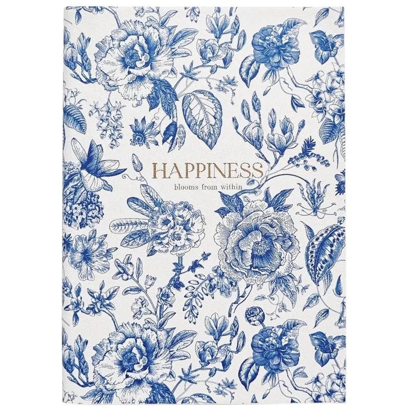 Ежедневник датированный 2026 IF 14х20см 176л, мягкий, Happiness I1732/blue