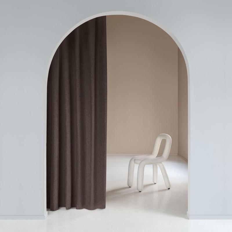 Штора Волшебная Ночь, Рогожка 165х270 см Шоколад 767272