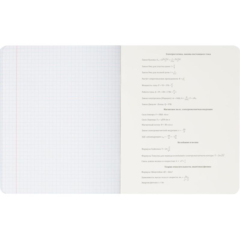 Тетрадь предметная Комус Класс Искусство, 48 л., А5, клетка, ФИЗИКА