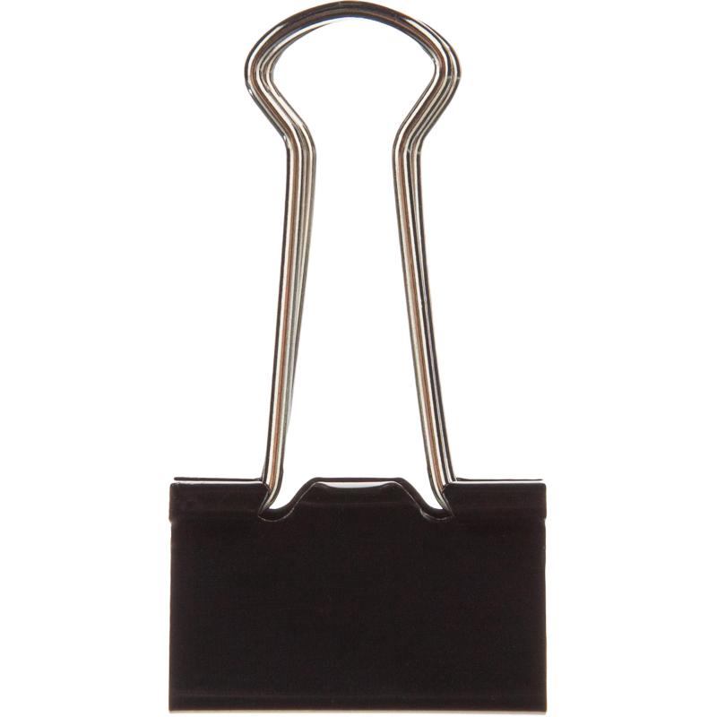 Зажимы для бумаг 19мм 12шт./уп. Комус, в картонной коробке