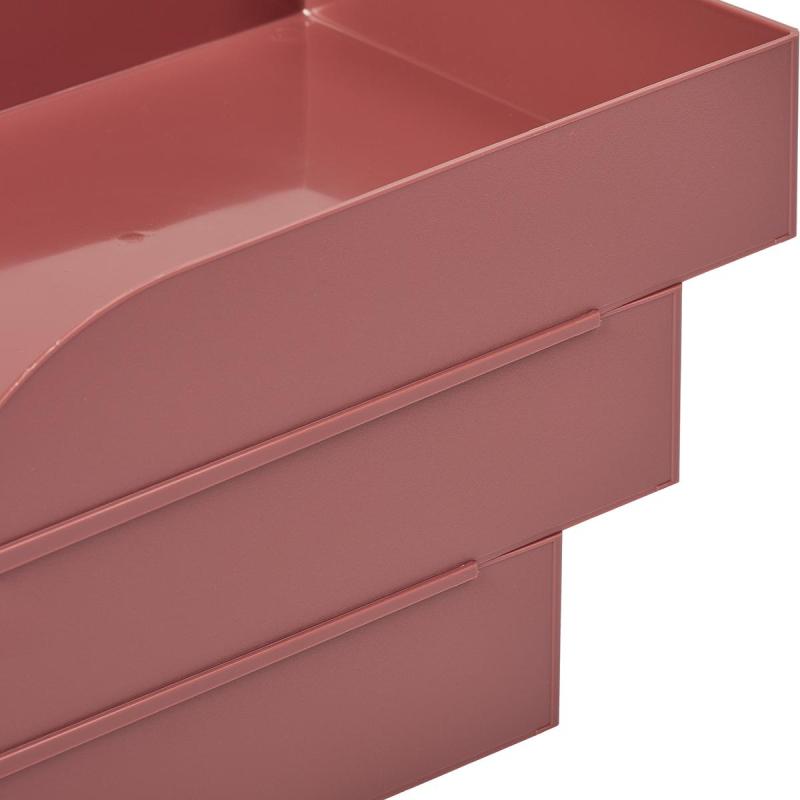 Лоток горизонтальный горизонтальный Комус Ницца бордовы