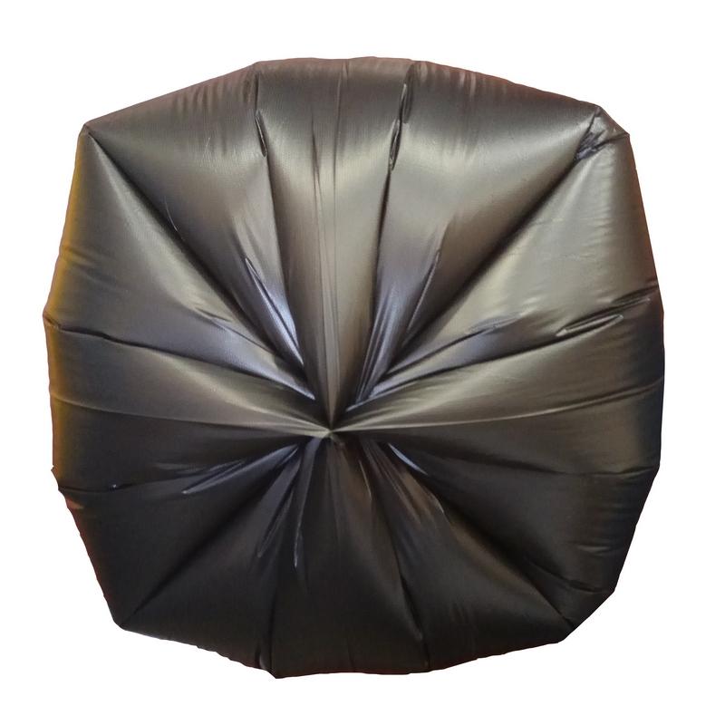 Мешки для мусора ПНД 120л 14мкм 10шт/рул черные 70х110см