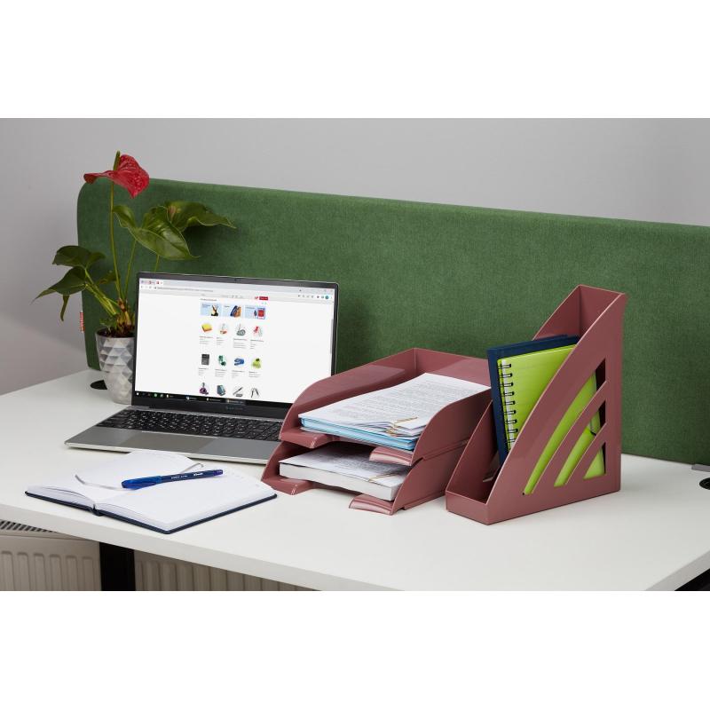 Лоток горизонтальный горизонтальный Комус Ницца бордовы