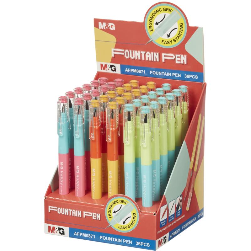 Ручка перьевая M&G с конвертером без чернил, ассорти AFPM0871004296C