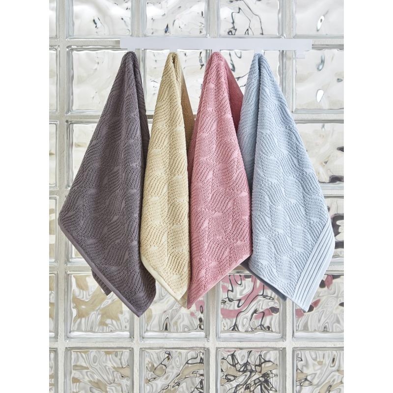 Набор полотенец махровых  для рук Б-р Жаккард 50х80см,500 г/м2,Хаки 2шт