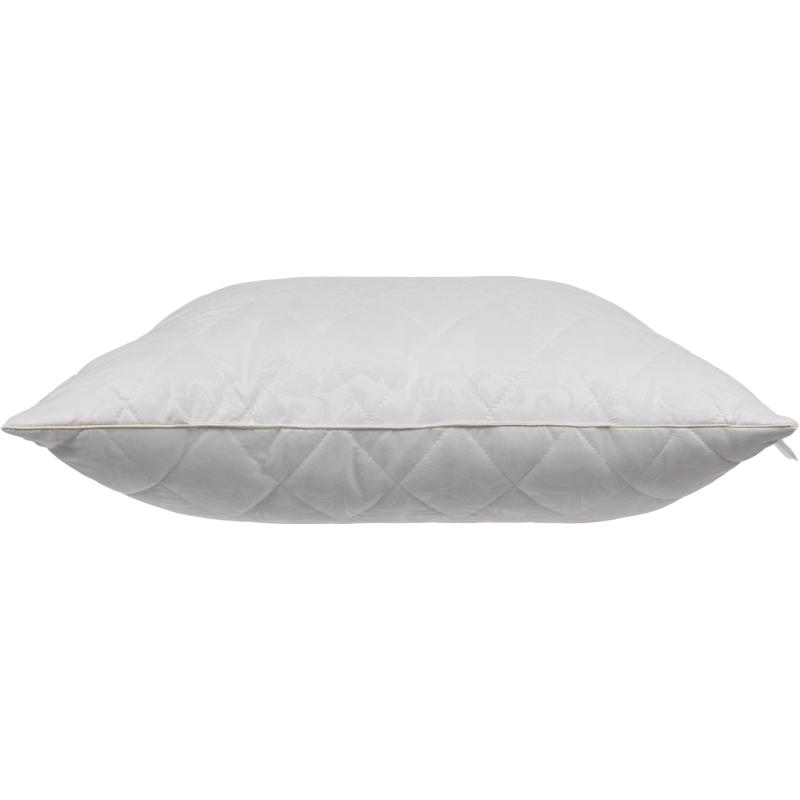 Подушка Luscan 70х70 см стеганная микрофибра/верблюжья шерсть, с кантом