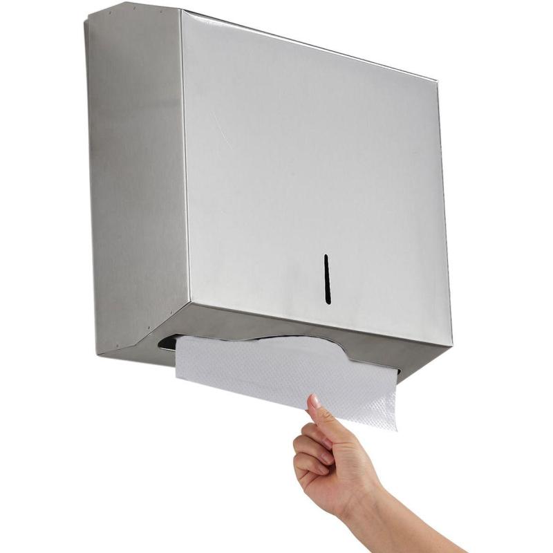 Диспенсер для полотенец лист V-слож металл_M-5823