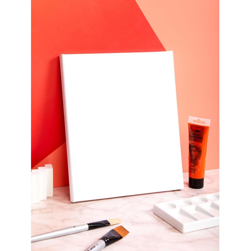 Холст на подрамнике Комус Арт 25х30см, 100% хлопок, мелкое зерно, 280 г/м2