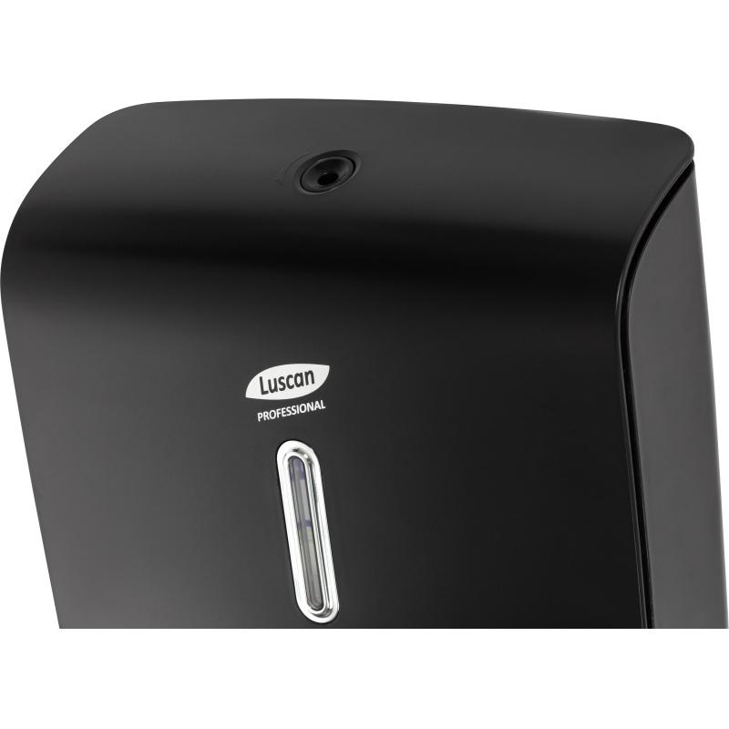 Диспенсер для полотенец лист Luscan Prof Etalon Z-слож черный 151060