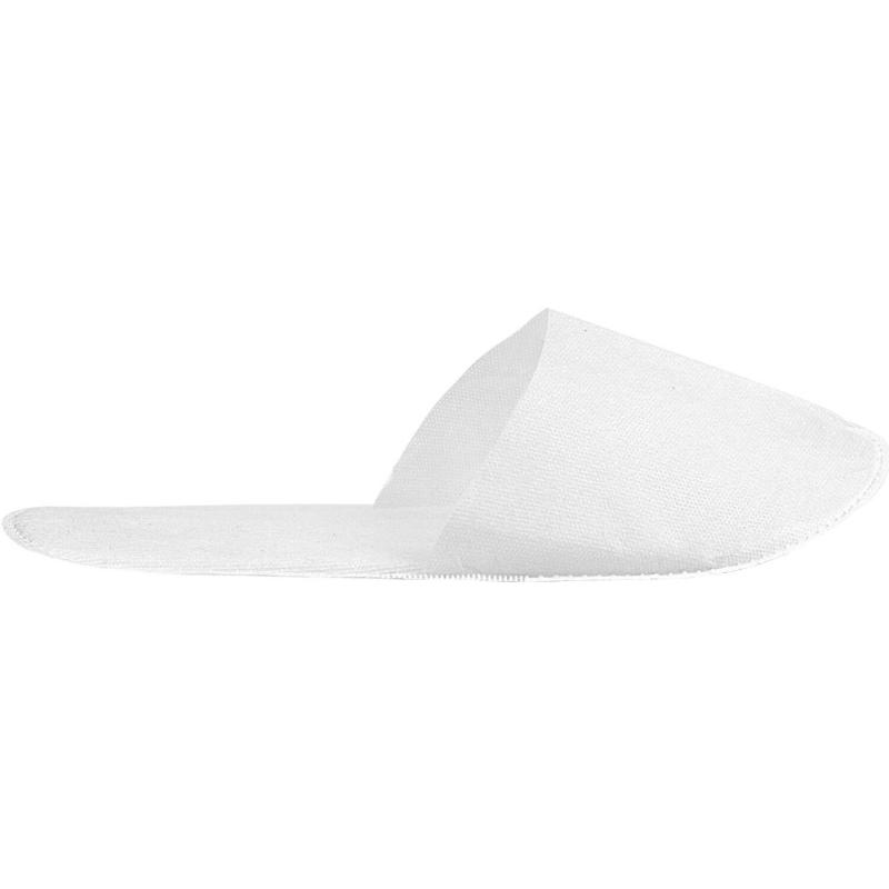 Тапочки одноразовые спанбонд,закр.мыс,спанбонд/пленэкс 4мм, (ПЛ-2) 1899150