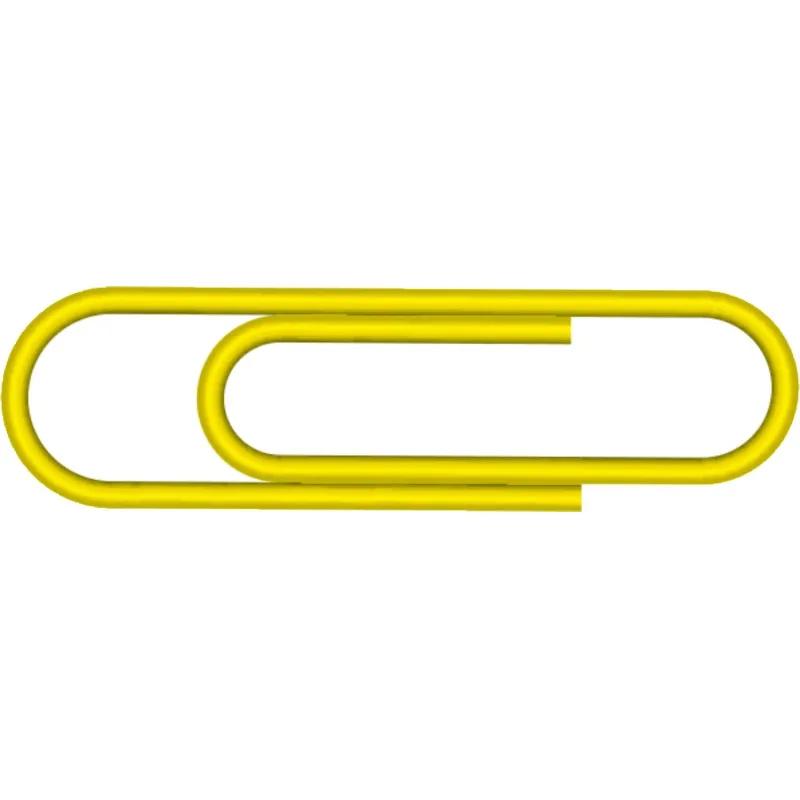 Скрепки Комус с полимерным покрытием, 50 мм,разноцветные, 50 шт/уп