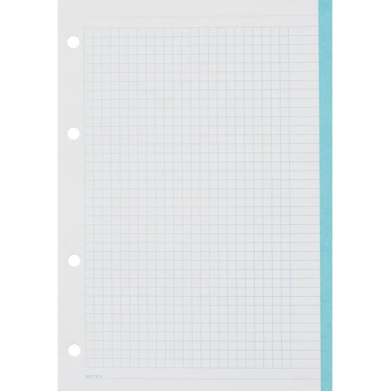 Сменный блок для тетрадей на кольцах, BeSmart А5 120л клетка Цветной N001d