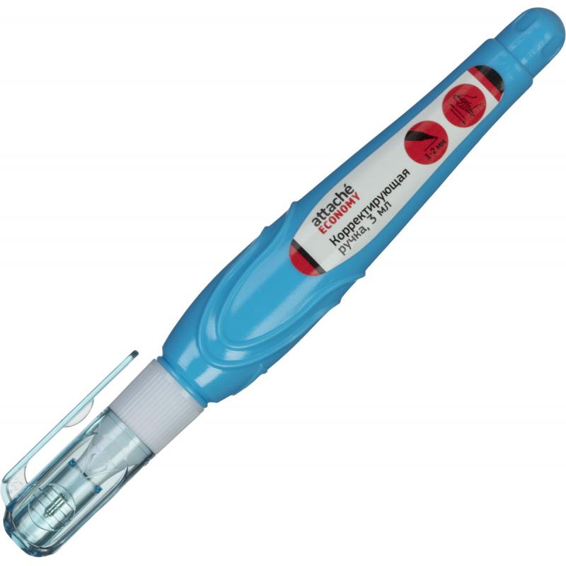 Корректирующий карандаш 3мл Attache Economy, мета ллический наконечник