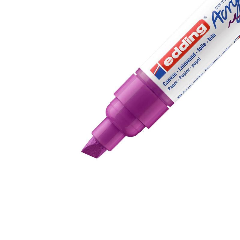 Маркер акриловый Edding 5000/910.скош.нак. 5-10 мм. Цвет Ягодный