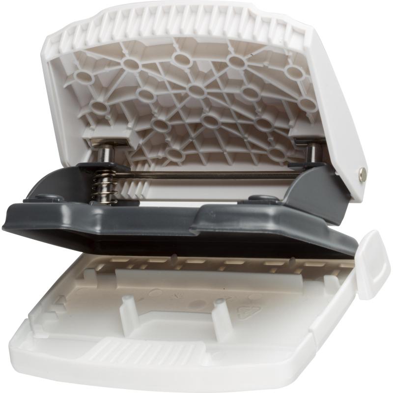 Дырокол до 20 листов, цвет белый