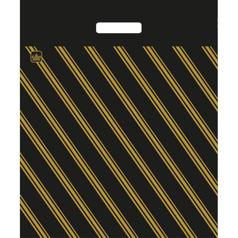 Пакет с вырубной ручкой,ПВД,40х47см,55мкм,50 шт/уп