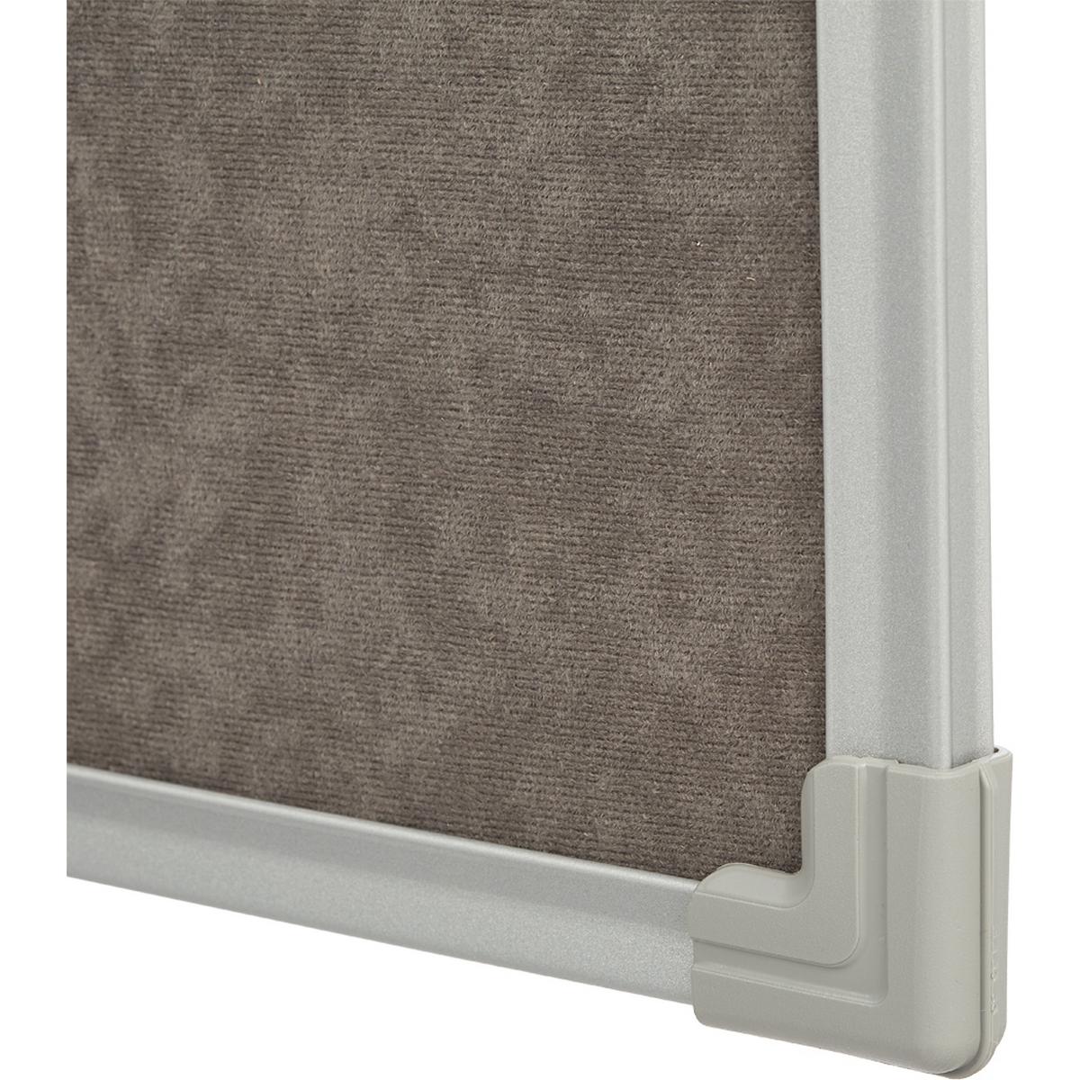 Доска Софтборд текст.90х120 Комус серый агат