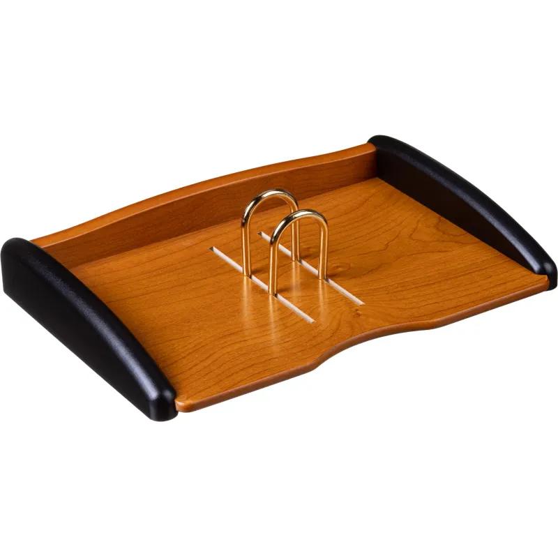 Набор настольный 6M-3A на 6 предметов из МДФ, цвет: коричневый/черный