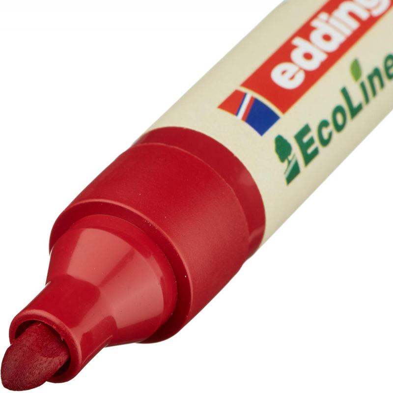 Маркер для флипчартов по бумаге EDDING 31/2 Ecoline, 1,5-3 мм, красный