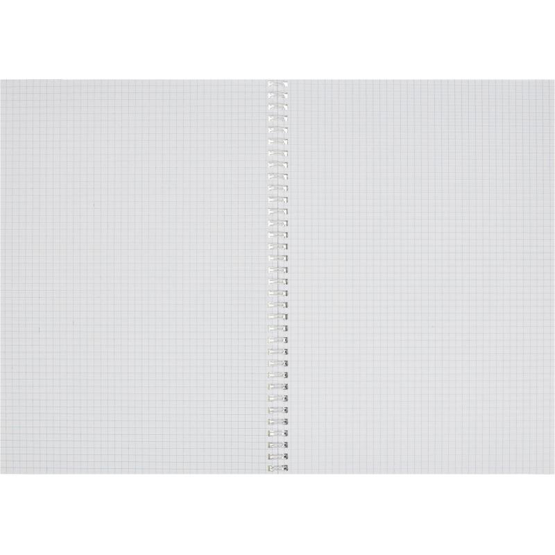 Тетрадь общая Attache,80л,клет,А4,спир,обл.мел.карт