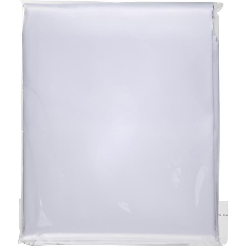 Скатерть Luscan Журавинка 145х180см (88%ПЭ, 12%хлопок) рис. гладкий, белый