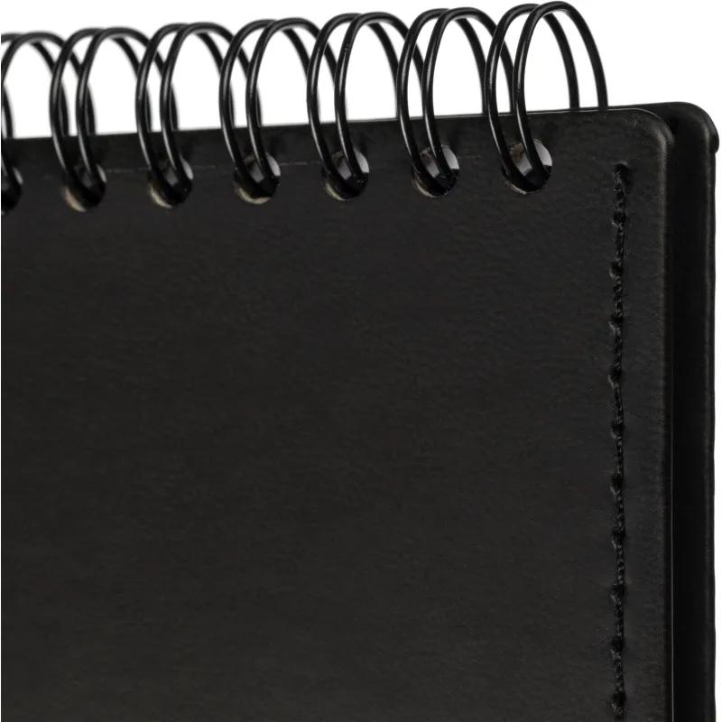 Планинг датированный 2026, черный 303х150 мм, 120 стр,АТТАСНЕ Вива