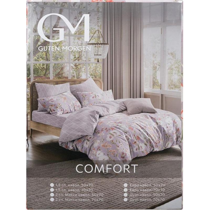 Постельное белье Евро Поплин(нав.70х70-2шт),Melody