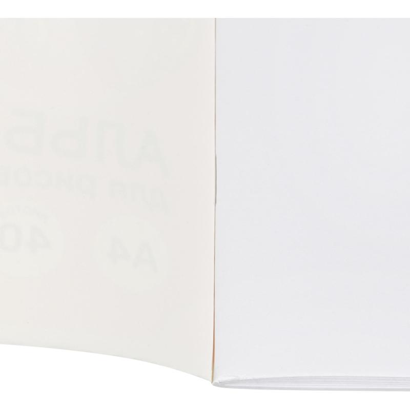 Альбом для рисования Комус Класс Kitty Stikers, А4, 40 лист, скрепка, в асс