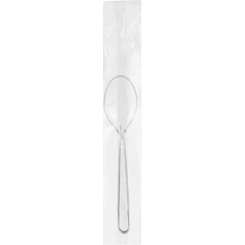 Набор столовых приборов №1 (ложка прозрачная, 180 мм) 250шт/кор