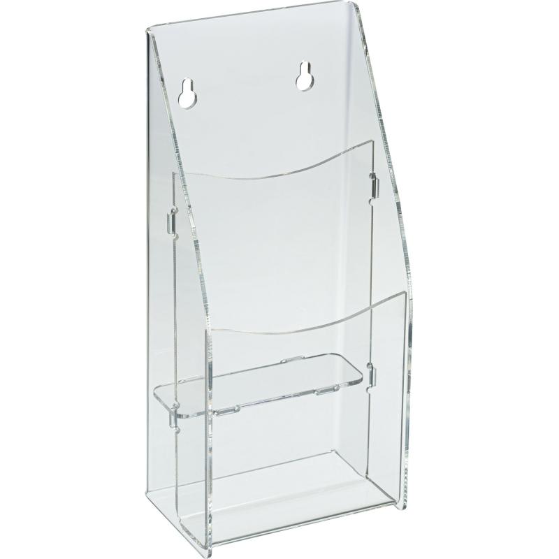 Подставка настольная /настенная Комус 1/3 А4 2отделения акрил