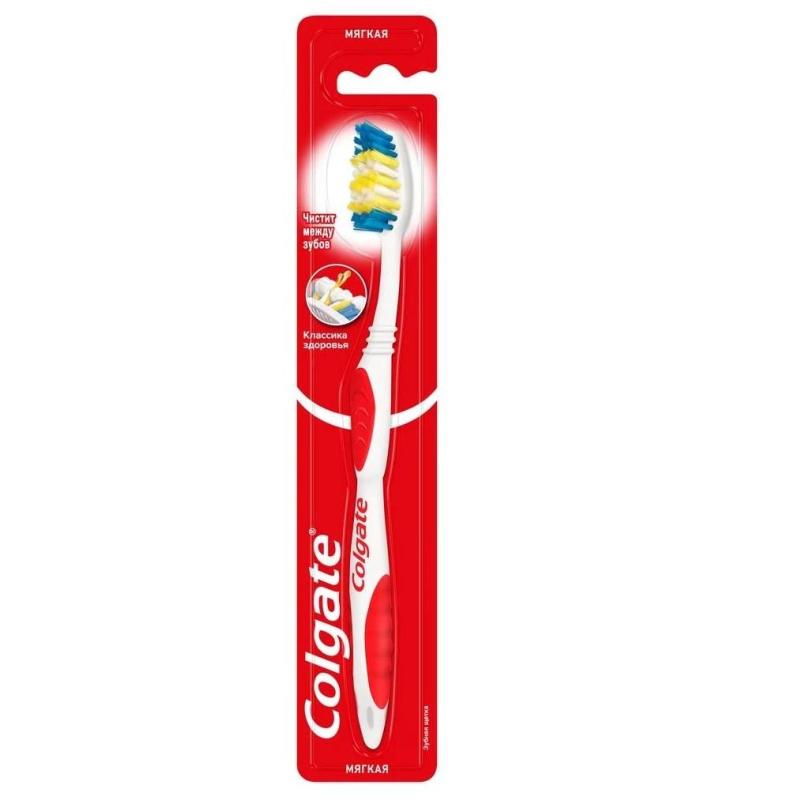 Зубная щетка COLGATE КЛАССИКА ЗДОРОВЬЯ мягкая  жест FVN50307