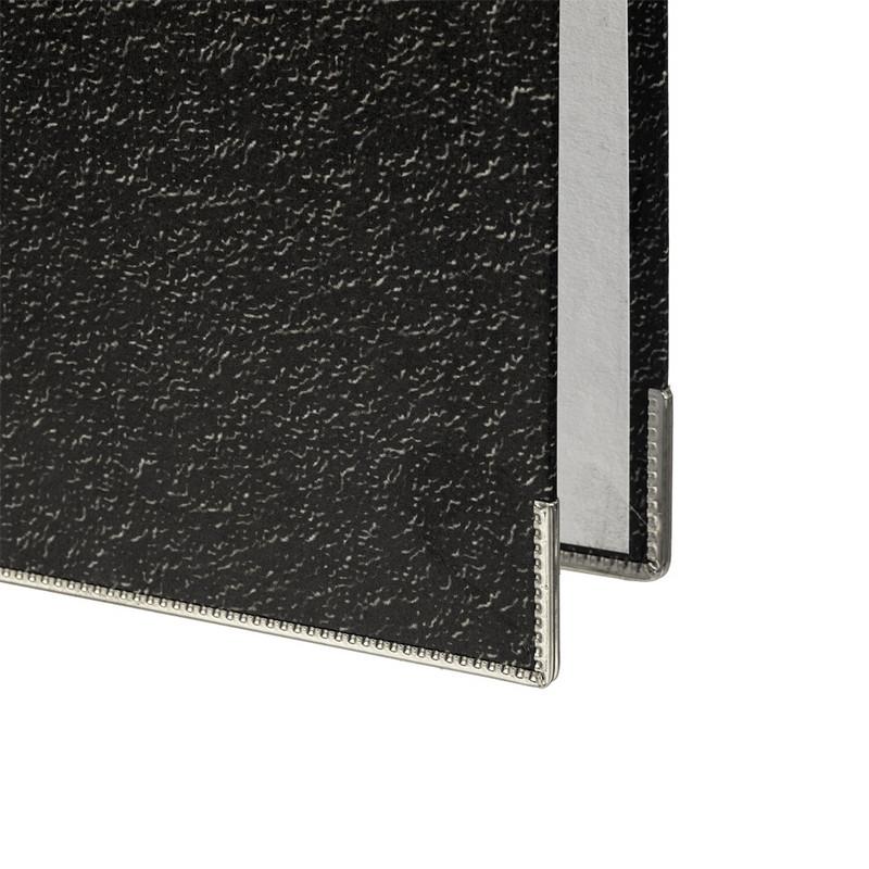 Папка-регистратор  50 мм мрамор с зелым кор,мет.уг,бум/бум