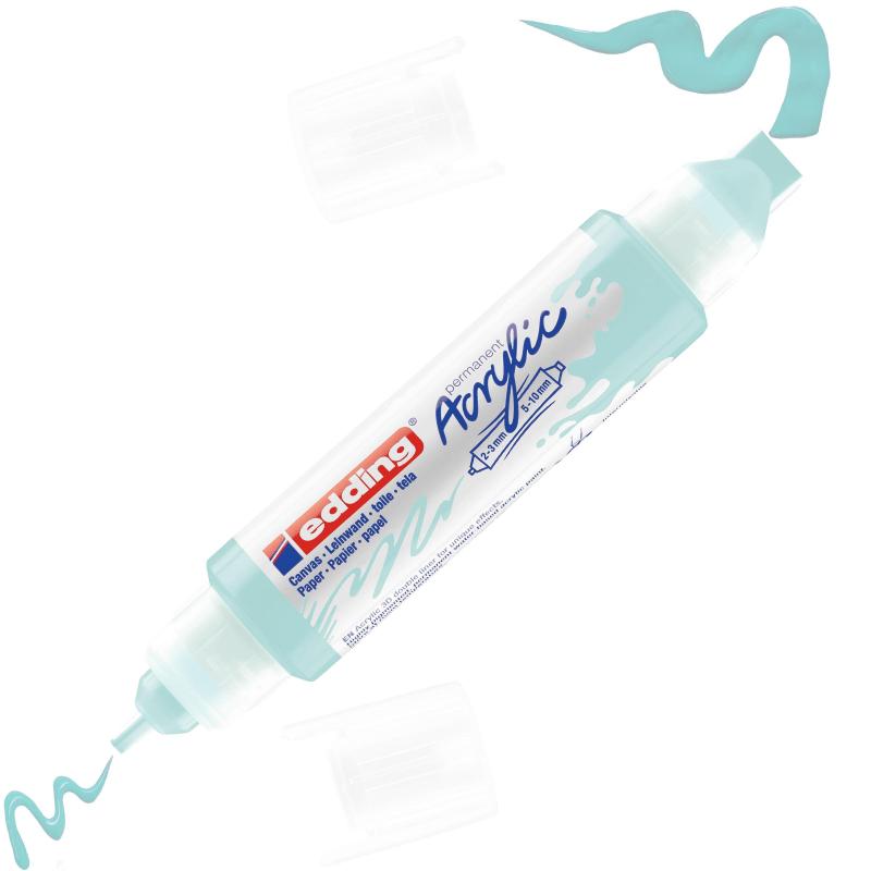 Набор акриловых маркеров Edding Start easy set 12 шт. + набор открыток