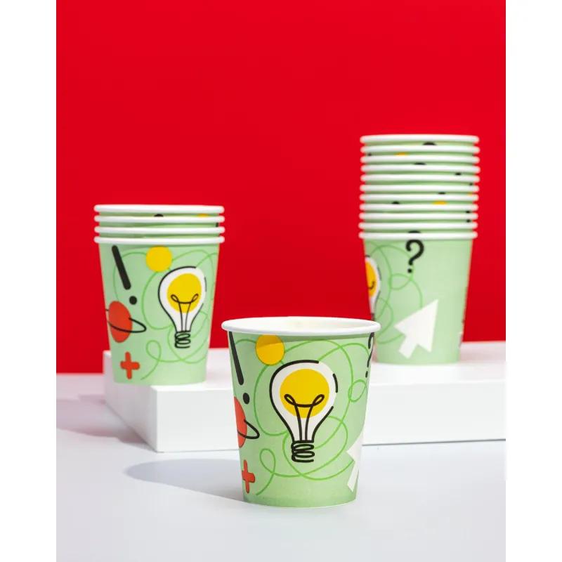 Стакан одноразовый бум 1-сл.250 мл d-80мм ИНСАЙТ 50шт/уп