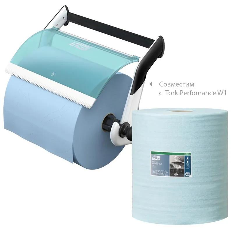 Материал протирочный нетканый Tork безворс.W1 500лx1рул/кор,гол.190494