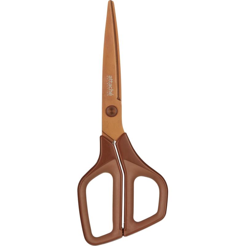 Ножницы Attache selection 3D, 210 мм,покрытие Titanium coffe,цвет кофе