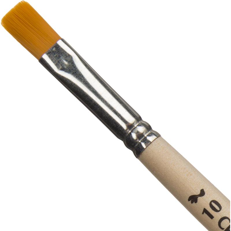 Кисть набор 3 шт. ColorPics синтетика №2П,10П,6К