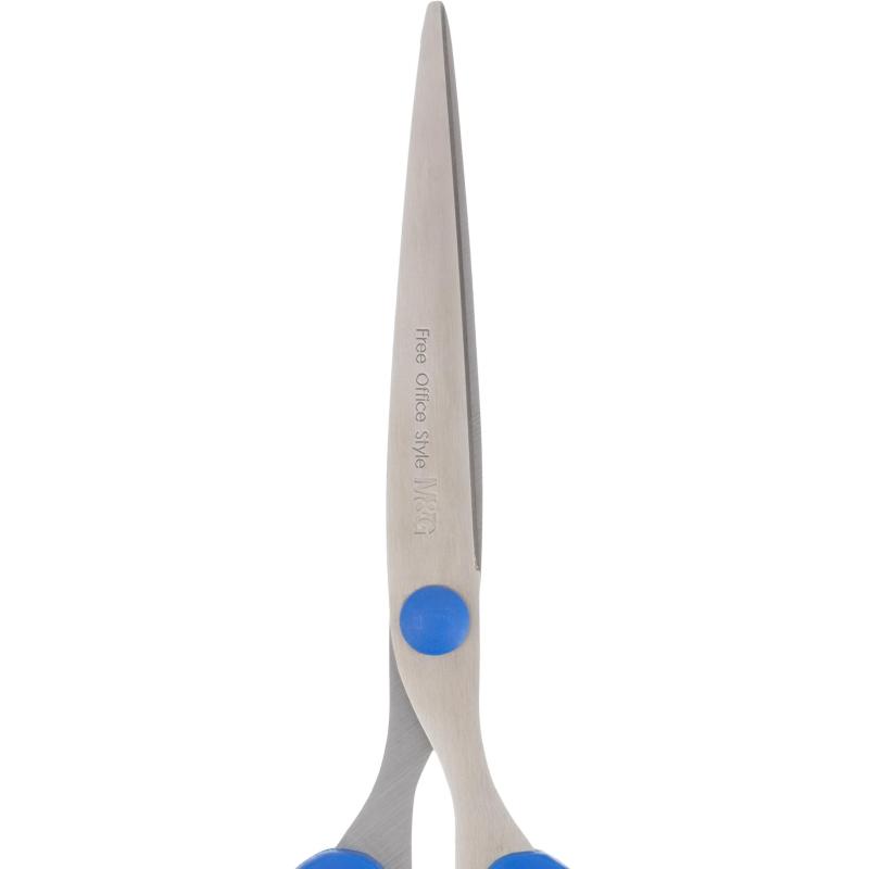 Ножницы канцелярские M&G, 195 мм, нержавеющая сталь, цвет в ассорт