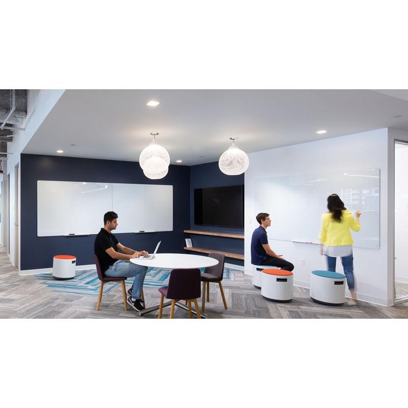 Доска стеклянная магнитная, 120х180, Attache, белый