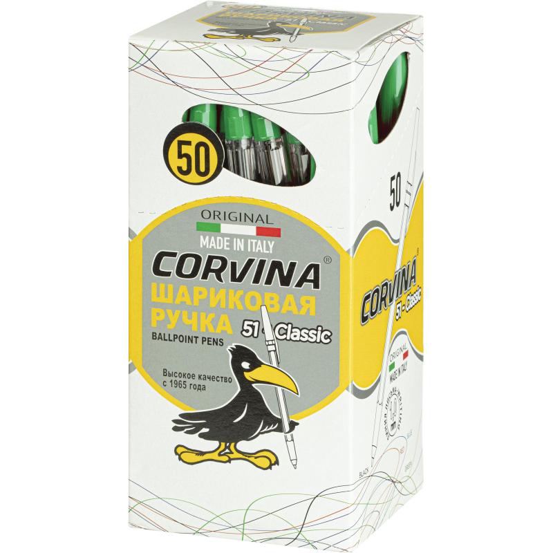 Ручка шариковая неавтомат. CORVINA 51 Classic зеленый 1,0мм Италия